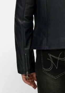 Sheego Lederjacke - Nachtblau -Sheego 5e038484797c4eaba0bd4ae695e7bd97