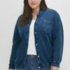 Sheego Jeansjacke - Nachtblau -Sheego 5e84fb4601d042e2bbab2977710e09b7