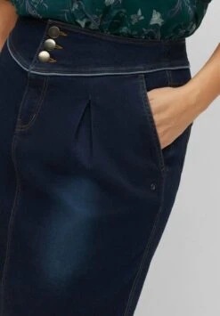 Sheego A-Linien-Rock - Blue Black Denim -Sheego 5e98399e429a4c7a9bbf798b8f9415ef