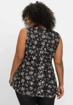 Sheego MESH - Bluse - Schwarz Gemustert 10 Sheego MESH - Bluse - Schwarz Gemustert -Sheego 5eba7b6240a84a5a9697f1eeec381558