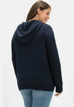 Sheego Kapuzenpullover - Nachtblau -Sheego 5ec4f05d68c94c78a143b41aaf253c5b