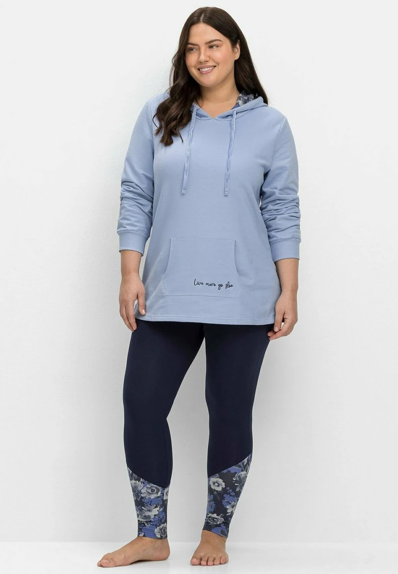 Sheego Leggings - Hosen - Marine Gemustert 3 Sheego Leggings - Hosen - Marine Gemustert