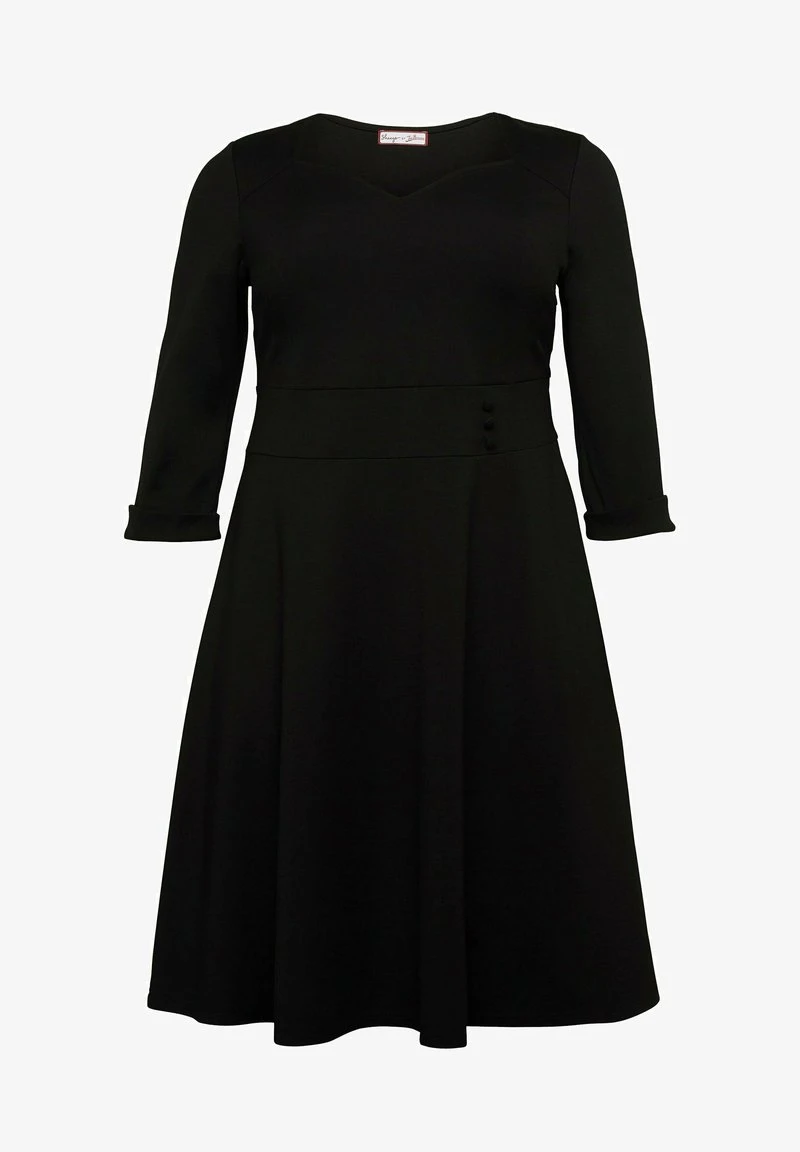 Sheego Jerseykleid - Schwarz 8 Sheego Jerseykleid - Schwarz – Bild 6