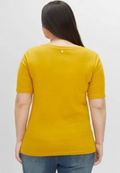 Sheego T-Shirt Basic - Senfgelb 10 Sheego T-Shirt Basic - Senfgelb -Sheego 6063520d0e7449c383170f15a9526c22