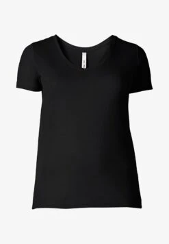 Sheego T-Shirt Basic - Black -Sheego 609382a177c74ae7b31671d783cbe08b