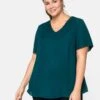 Sheego Bluse - Deep Green 1 Sheego Bluse - Deep Green -Sheego 60bcb522ce4547108e9c2513642ad00e