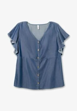 Sheego Bluse - Blue Denim 12 Sheego Bluse - Blue Denim -Sheego 60cb1ecd281e41f9a425c7007a78f07b