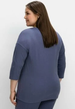 Sheego Langarmshirt - Indigo Bedruckt 10 Sheego Langarmshirt - Indigo Bedruckt -Sheego 611c7b633342462db68e0e76b1407f35