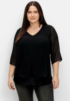 Sheego Bluse - Schwarz 13 Sheego Bluse - Schwarz -Sheego 61fccf6a17564aa9abf7750fb5953ae3 1