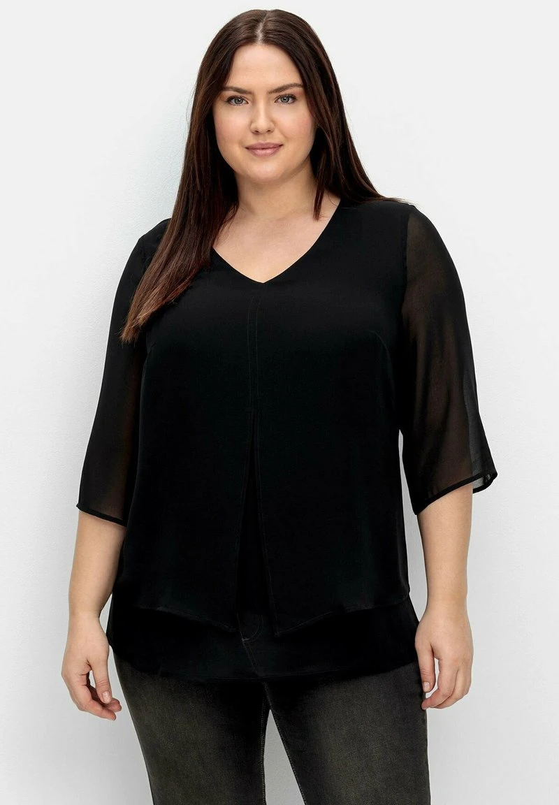 Sheego Bluse - Schwarz 8 Sheego Bluse - Schwarz – Bild 6