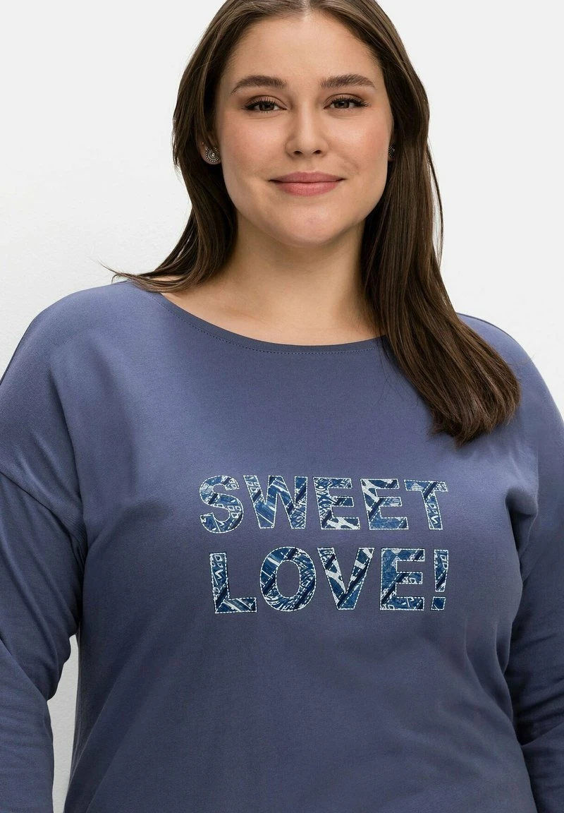 Sheego Langarmshirt - Indigo Bedruckt 6 Sheego Langarmshirt - Indigo Bedruckt – Bild 4