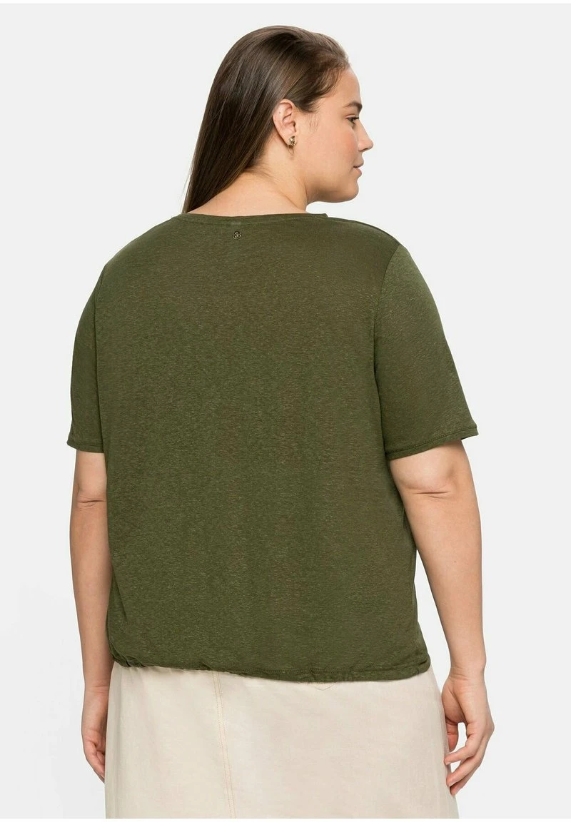 Sheego Strickjacke - Dunkeloliv 5 Sheego Strickjacke - Dunkeloliv – Bild 3