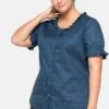 Sheego Bluse - Blau Bedruckt 1 Sheego Bluse - Blau Bedruckt -Sheego 62e331ea83364907a2a12d8d81187020