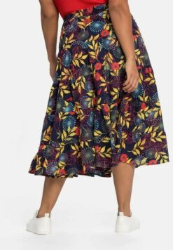 Sheego A-Linien-Rock - Marine Bedruckt -Sheego 62e36c87bd7144349c444280e9522529