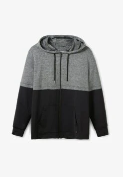 Sheego Sweatjacke - Schwarz Grau Meliert 12 Sheego Sweatjacke - Schwarz Grau Meliert -Sheego 62e7a284bca14340912ebe68e308b264