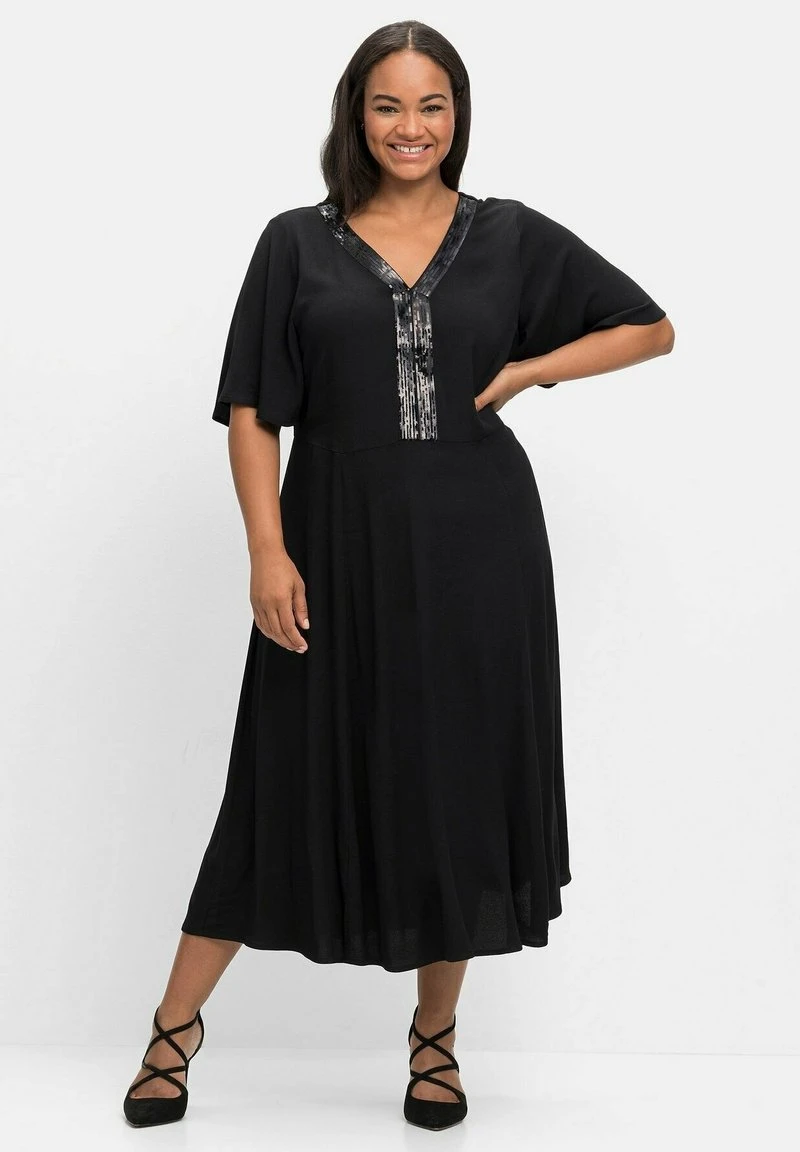 Sheego Freizeitkleid - Schwarz 8 Sheego Freizeitkleid - Schwarz – Bild 6