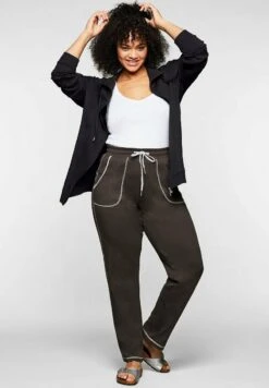 Sheego Sweatjacke - Schwarz 9 Sheego Sweatjacke - Schwarz -Sheego 6436cd64ebb14a8b996b01aac55bc822