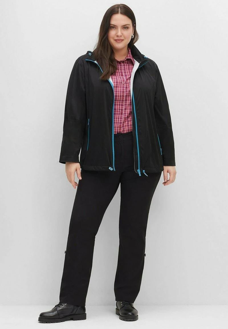 Sheego Outdoorjacke - Schwarz 4 Sheego Outdoorjacke - Schwarz – Bild 2