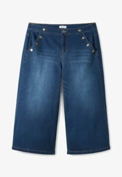 Sheego Flared Jeans - Blue Used Denim 12 Sheego Flared Jeans - Blue Used Denim -Sheego 64d65dcc40c145e6847e894fd416eb97