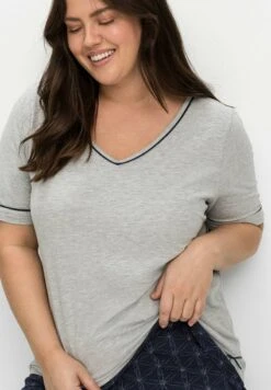 Sheego Nachtwäsche Shirt - Grau Meliert 11 Sheego Nachtwäsche Shirt - Grau Meliert -Sheego 6500bd47a5bf47be87cc86eb26f1410f