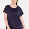 Sheego Sport T-shirt - Dark Blue -Sheego 65a2092ddb2649faa3fa6384926bb00d