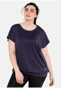 Sheego Sport T-shirt - Dark Blue