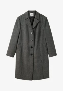 Sheego Klassischer Mantel - Black/ White 12 Sheego Klassischer Mantel - Black/ White -Sheego 6651a66ff3c74f189b527d282712f68d