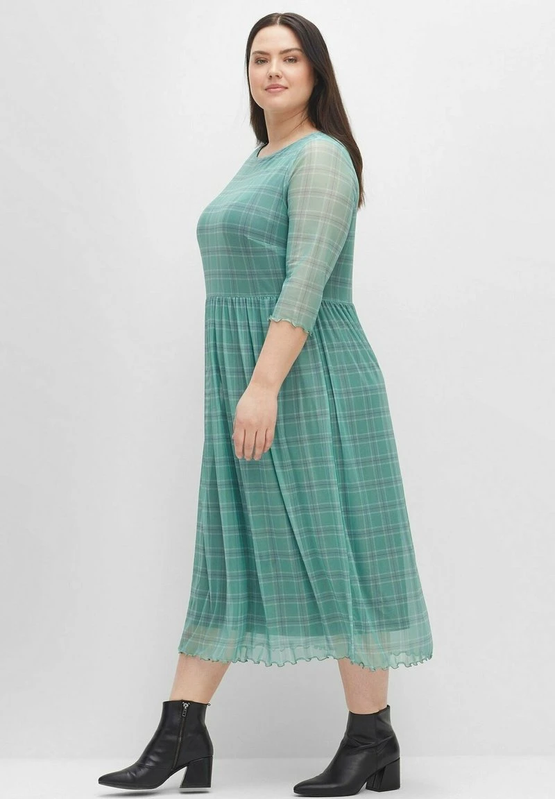 Sheego Maxikleid - Salbei Bedruckt 6 Sheego Maxikleid - Salbei Bedruckt – Bild 4