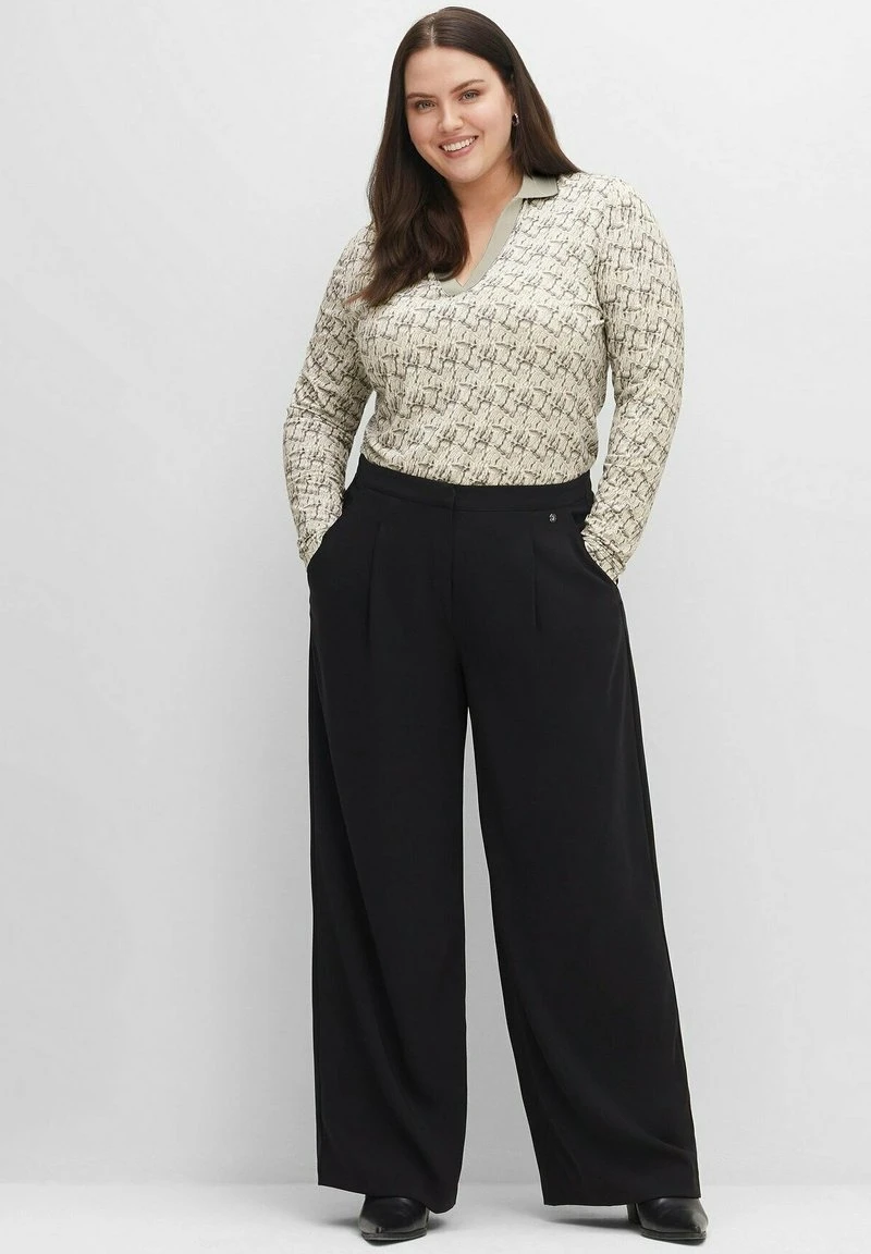 Sheego Poloshirt - Ecru Bedruckt 4 Sheego Poloshirt - Ecru Bedruckt – Bild 2