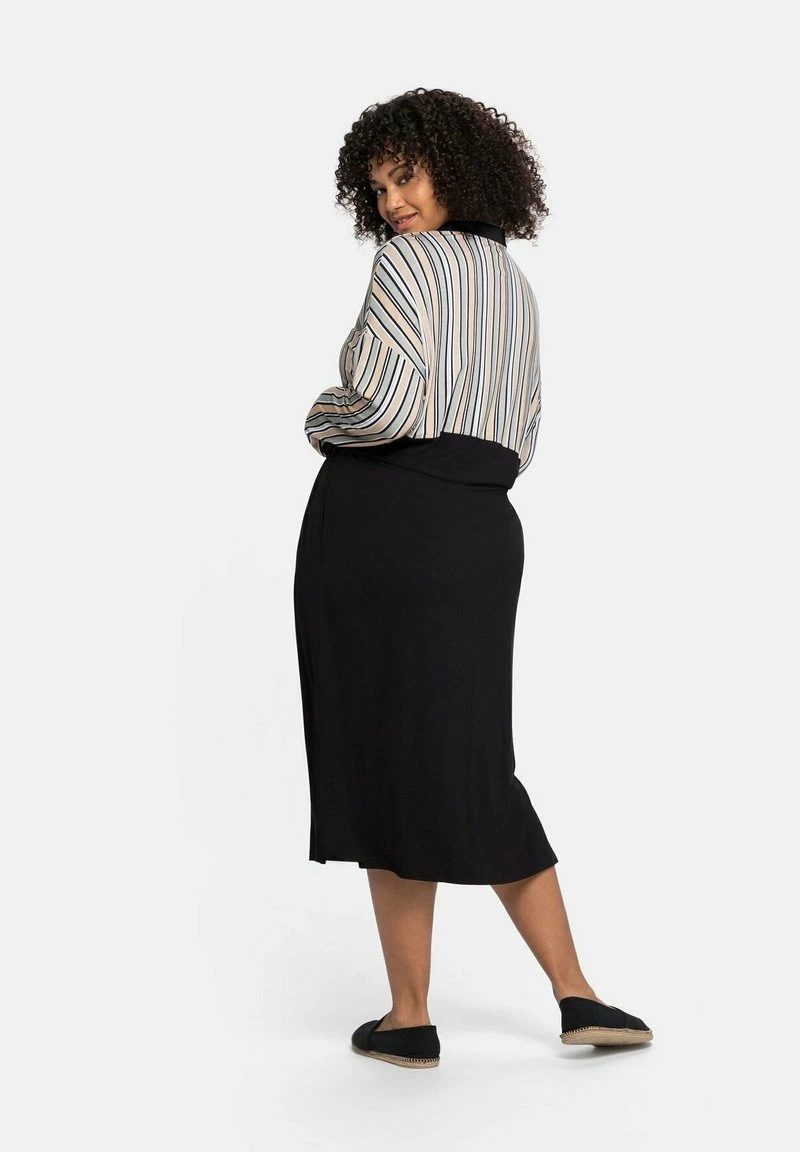 Sheego Blusenkleid - Schwarz 4 Sheego Blusenkleid - Schwarz – Bild 2