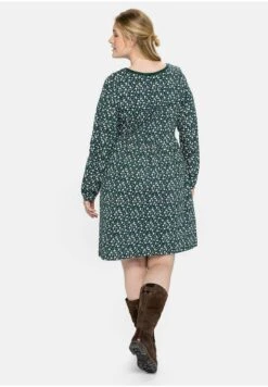 Sheego Freizeitkleid - Tiefgrün Bedruckt 10 Sheego Freizeitkleid - Tiefgrün Bedruckt -Sheego 68bbbee3559648338d07462a1dffb8f4