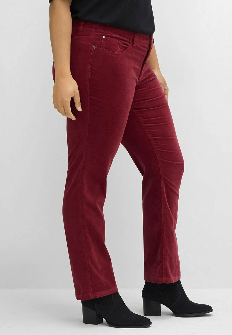 Sheego Stoffhose - Weinrot 6 Sheego Stoffhose - Weinrot – Bild 4