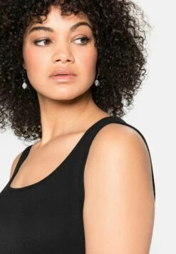 Sheego TANK - Top - Schwarz -Sheego 6a06f42ccbb84cc2a4e9d08c212d2214