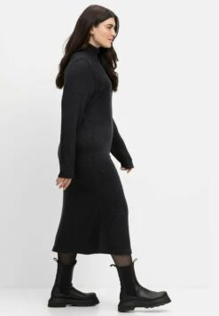 Sheego Strickkleid - Schwarz Meliert 11 Sheego Strickkleid - Schwarz Meliert -Sheego 6a076df8ff8d49f5a0f8b8bd02d379b7