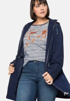 Sheego Kurzmantel - Marine 11 Sheego Kurzmantel - Marine -Sheego 6a9c3fc7a85d49b68fae36f90678196c