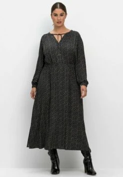 Sheego Maxikleid - Schwarz Gemustert -Sheego 6b1754ccf78e49b196425af26563ec7b 1