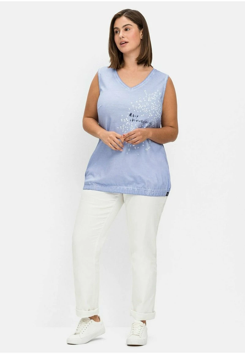 Sheego Top - Mittelblau 4 Sheego Top - Mittelblau – Bild 2