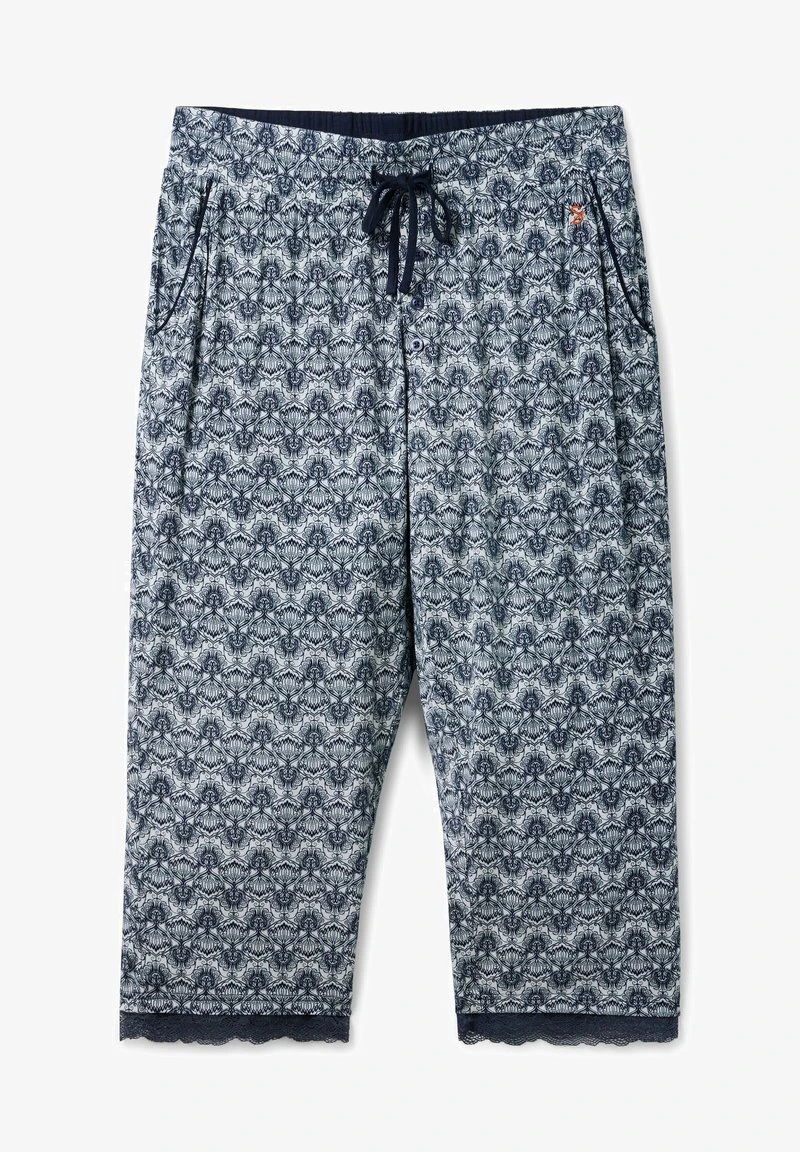 Sheego Nachtwäsche Hose - Marine Bedruckt 7 Sheego Nachtwäsche Hose - Marine Bedruckt – Bild 5