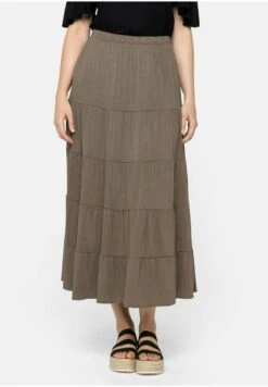 Sheego Maxirock - Dunkeltaupe