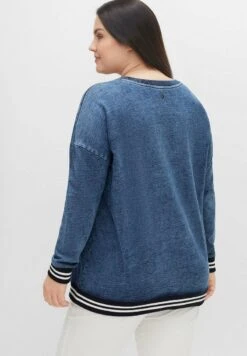 Sheego Sweatshirt - Nachtblau 10 Sheego Sweatshirt - Nachtblau -Sheego 6cc9e84d52f84b3fb4d0f4d8530201a2