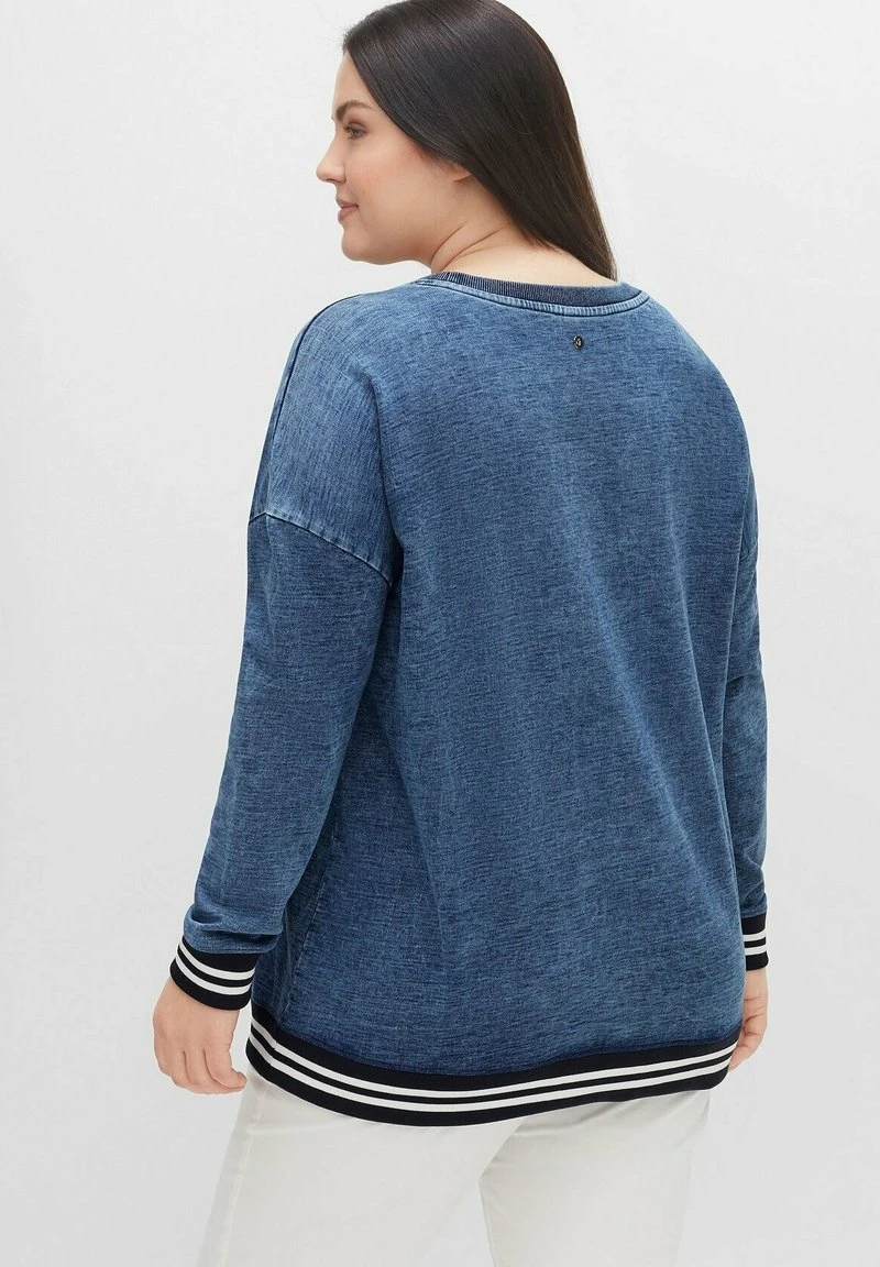 Sheego Sweatshirt - Nachtblau 5 Sheego Sweatshirt - Nachtblau – Bild 3