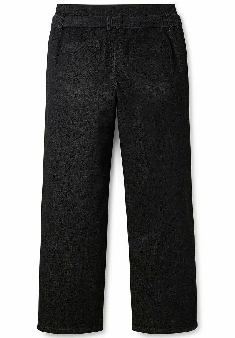 Sheego Jeans Straight Leg - Black Denim 8 Sheego Jeans Straight Leg - Black Denim – Bild 6