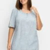 Sheego Bluse - Blau -Sheego 6dc69f998a8641028666e368e330c3bb