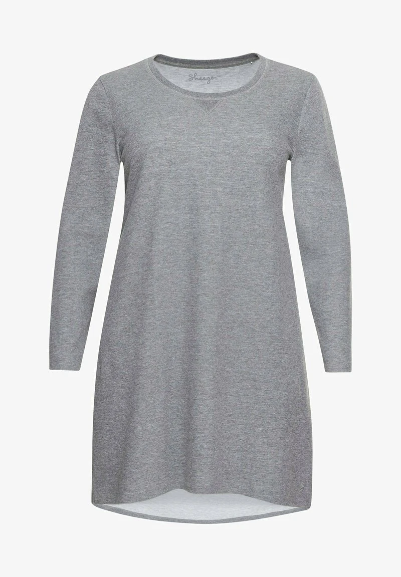 Sheego Freizeitkleid - Dunkelgrau Meliert 7 Sheego Freizeitkleid - Dunkelgrau Meliert – Bild 5