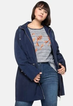 Sheego Kurzmantel - Marine 13 Sheego Kurzmantel - Marine -Sheego 6eeb351b51ce496c9a36148da18f5f02 1