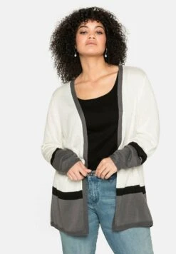 Sheego Strickjacke - Offwhite 13 Sheego Strickjacke - Offwhite -Sheego 6f2507f1b84b48fd9fe5b3d9d35f1106 1