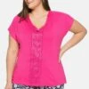 Sheego Bluse - Pink 1 Sheego Bluse - Pink -Sheego 701a2224cbc145bf9840e91d4688ed65