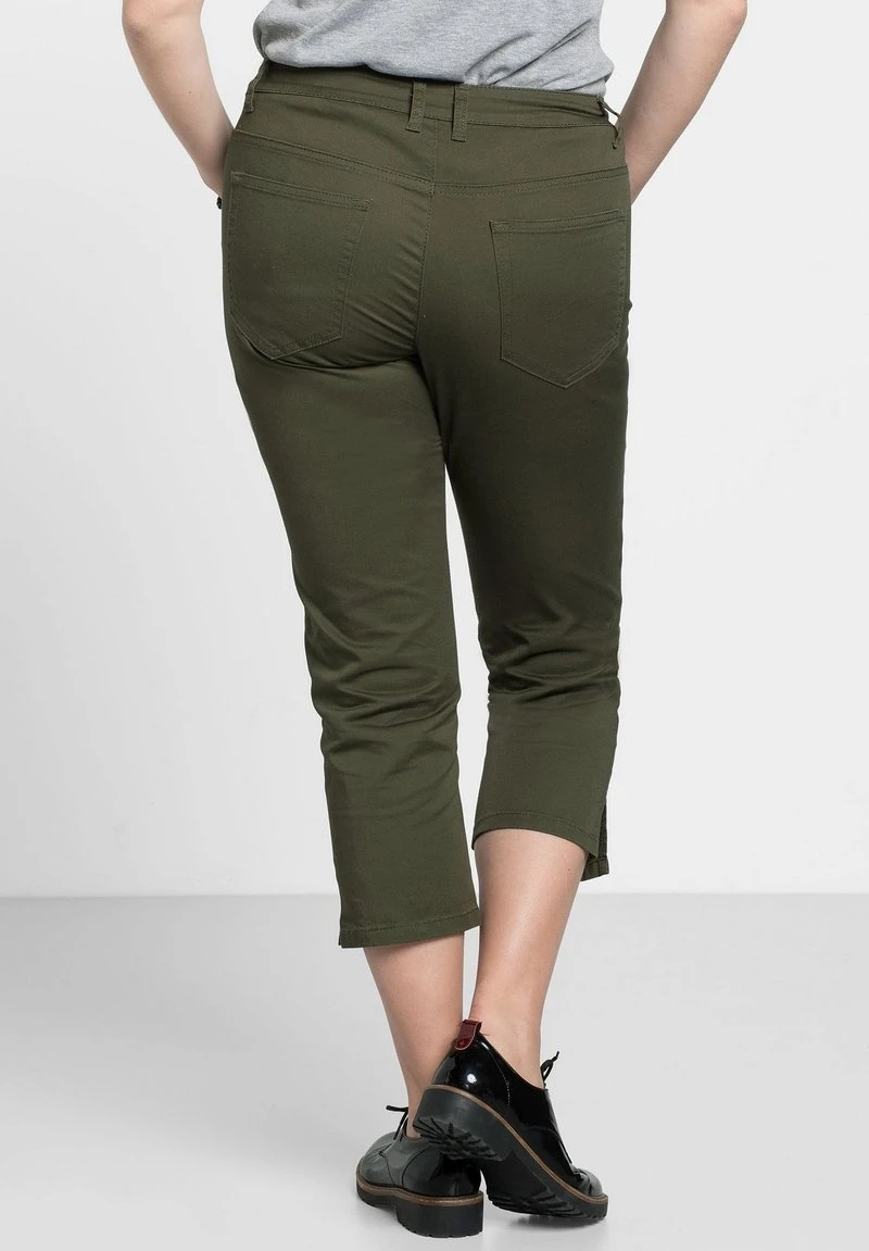 Sheego Jeans Slim Fit - Dunkelkhaki 5 Sheego Jeans Slim Fit - Dunkelkhaki – Bild 3