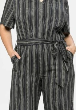 Sheego Jumpsuit - Schwarz Bedruckt 10 Sheego Jumpsuit - Schwarz Bedruckt -Sheego 706ae14373eb491cb074a055a32764f0