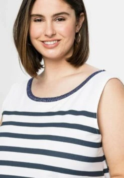 Sheego Top - Nachtblau Gestreift 11 Sheego Top - Nachtblau Gestreift -Sheego 70a83a1bd0104c498cb1689b7564a675